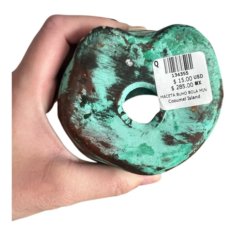 Cozumel Handmade Ceramic Owl - Picture 3 of 3